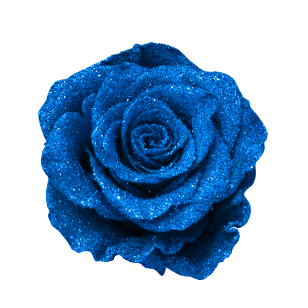 Glittered Silk Roses