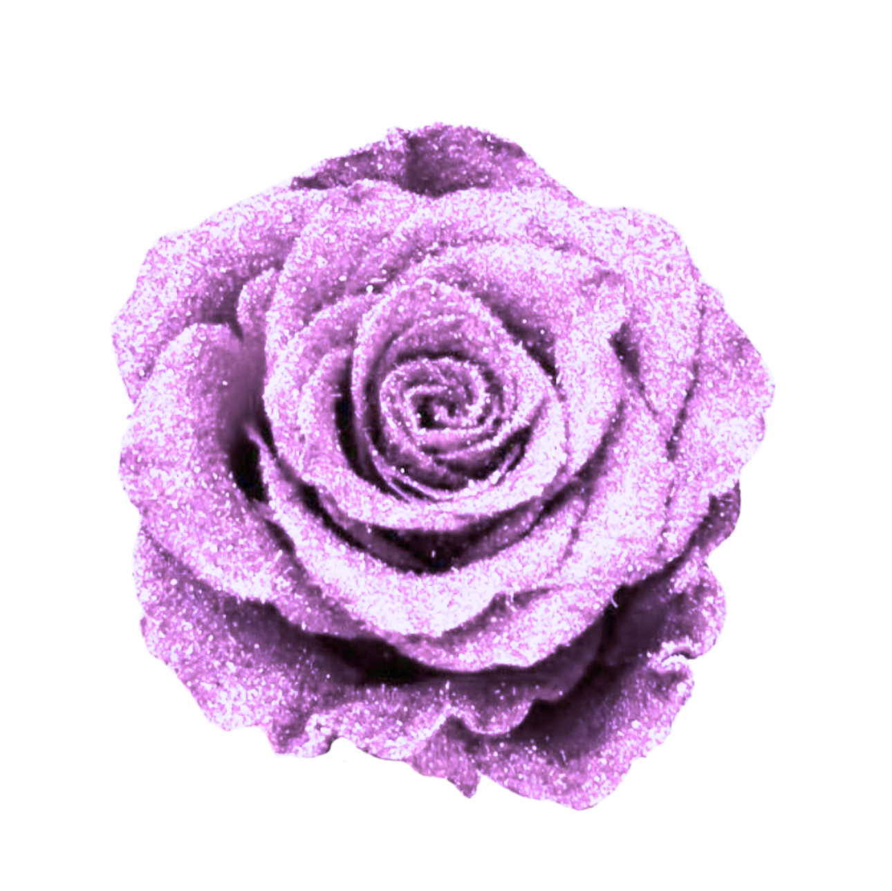 Glittered Silk Roses