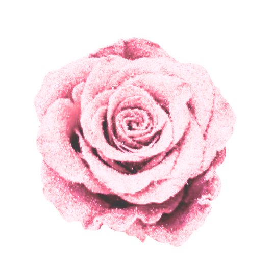 Glittered Silk Roses