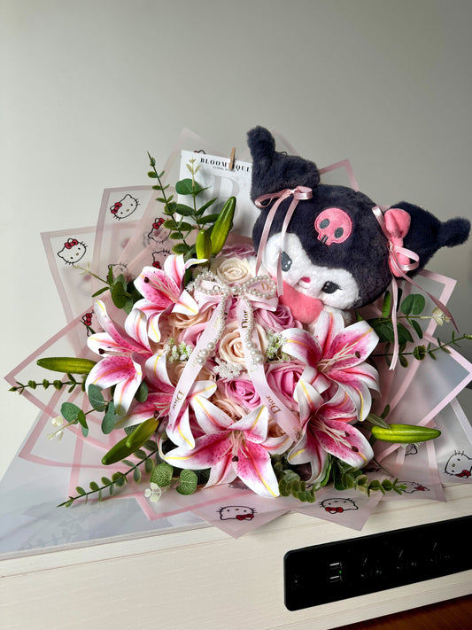Lily & Rose Bouquet (24 Ct)
