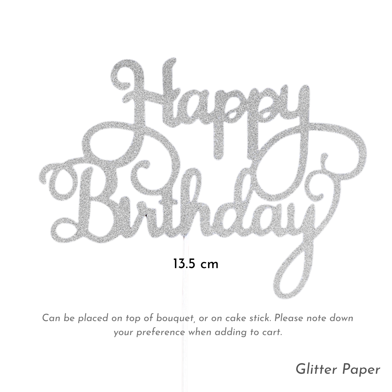 Happy Birthday Topper