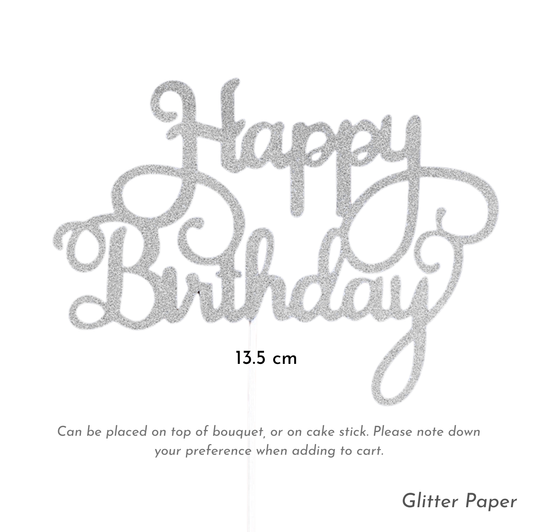 Happy Birthday Topper