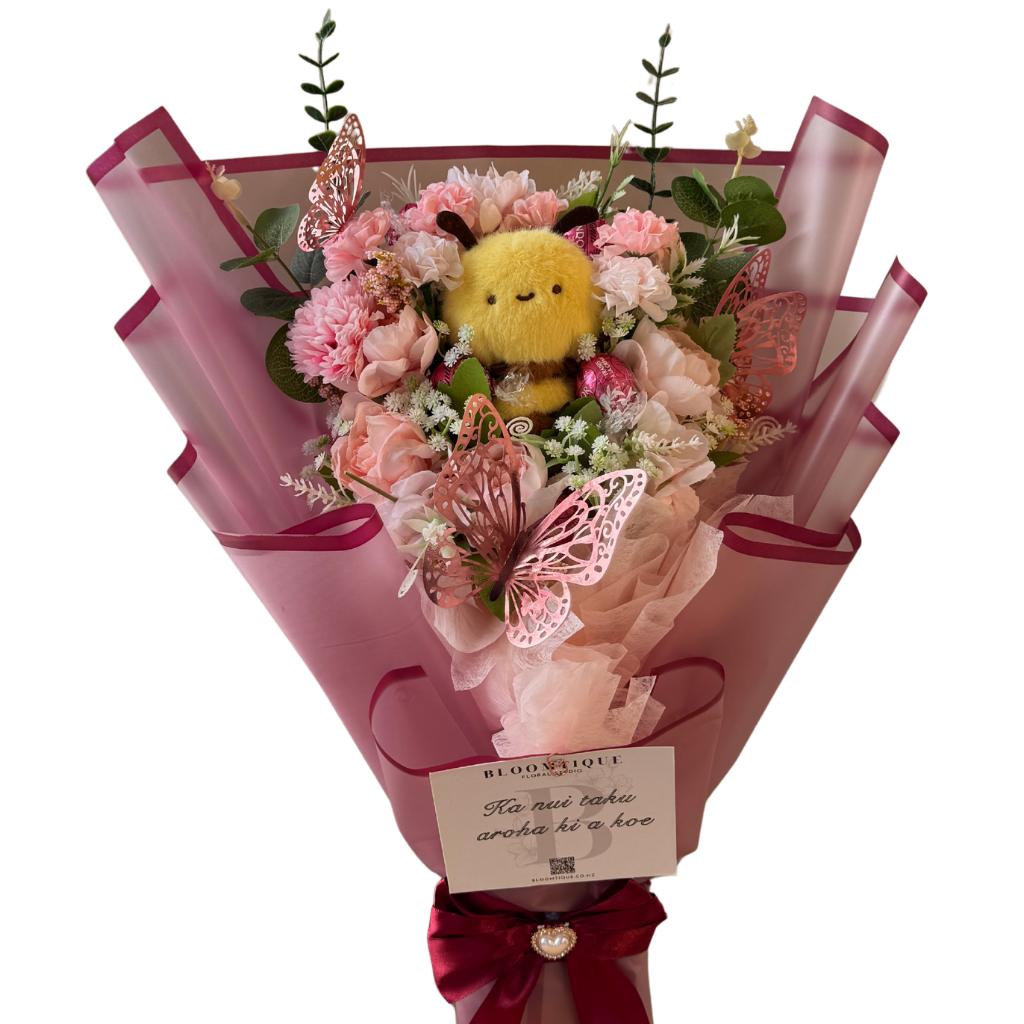 Flat Lay Plushie Bouquet