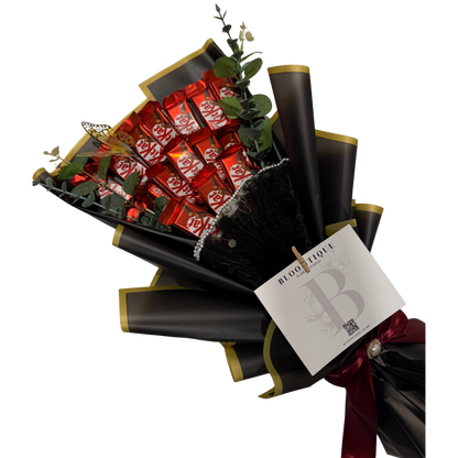 Flat Lay Chocolate Bouquet (15 Pcs)