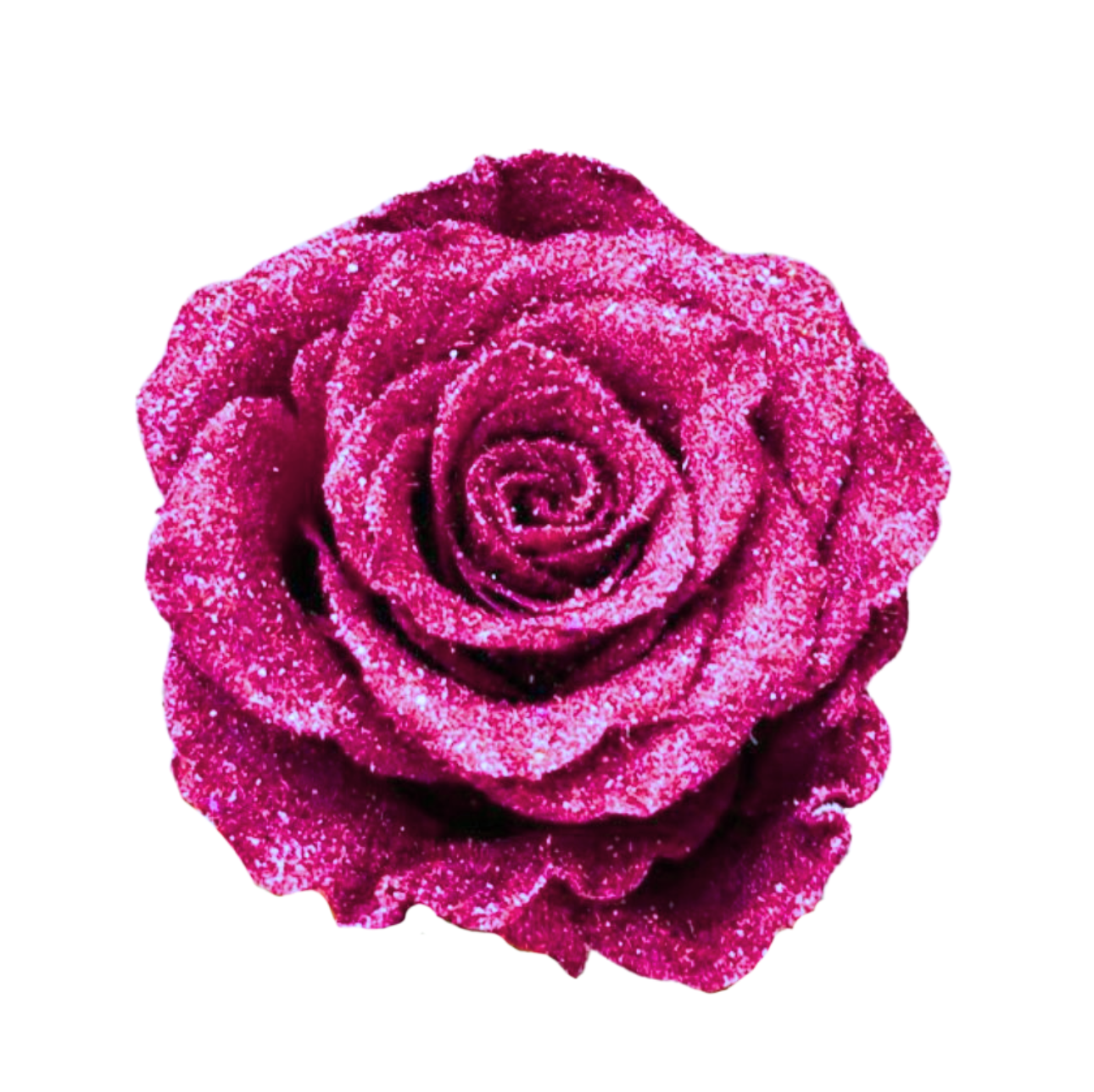 Glittered Silk Roses