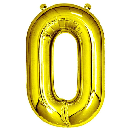 32" Gold Foil Number Balloon