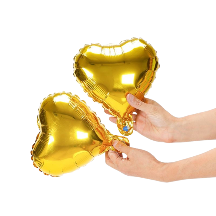10" Heart Foil Balloon