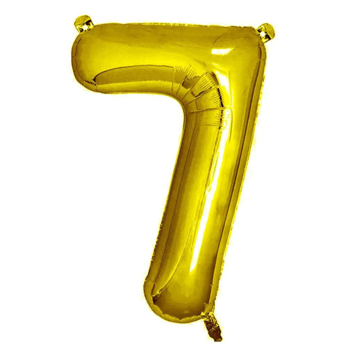 32" Gold Foil Number Balloon