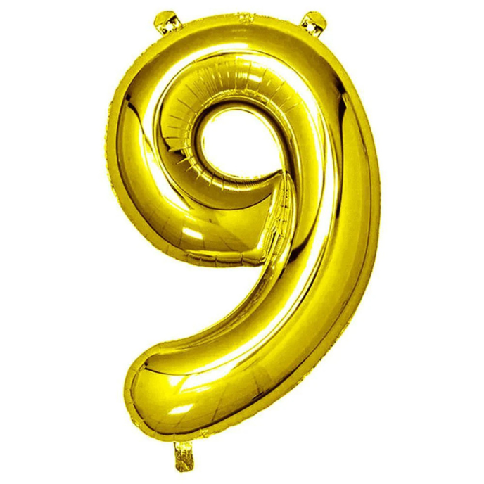 32" Gold Foil Number Balloon