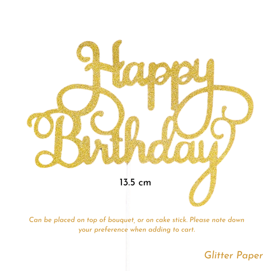Happy Birthday Topper