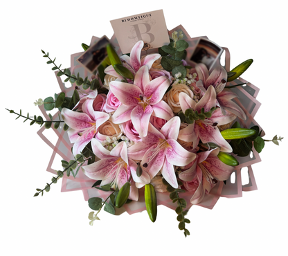 Lily & Rose Bouquet (24 Ct)