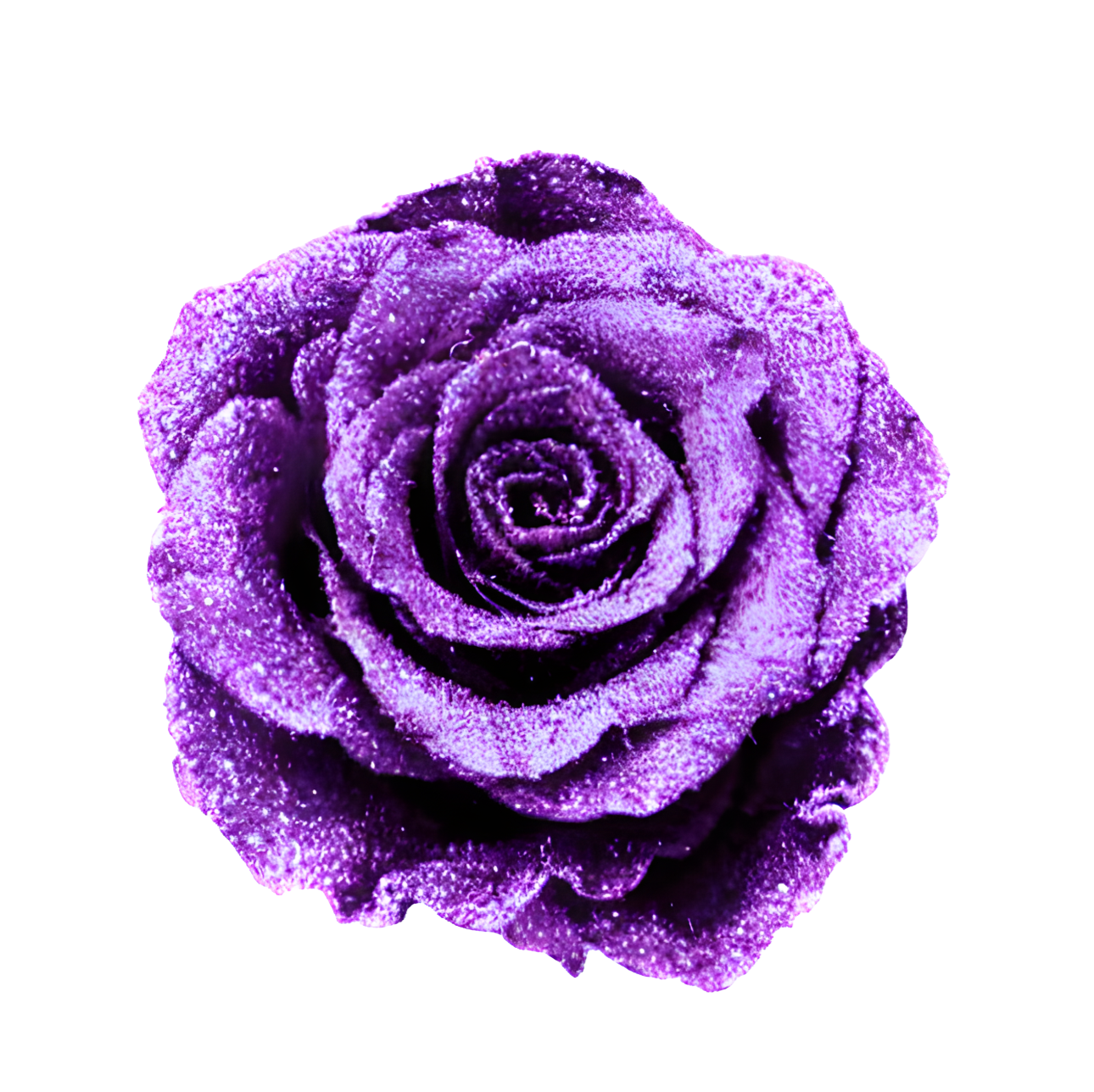 Glittered Silk Roses