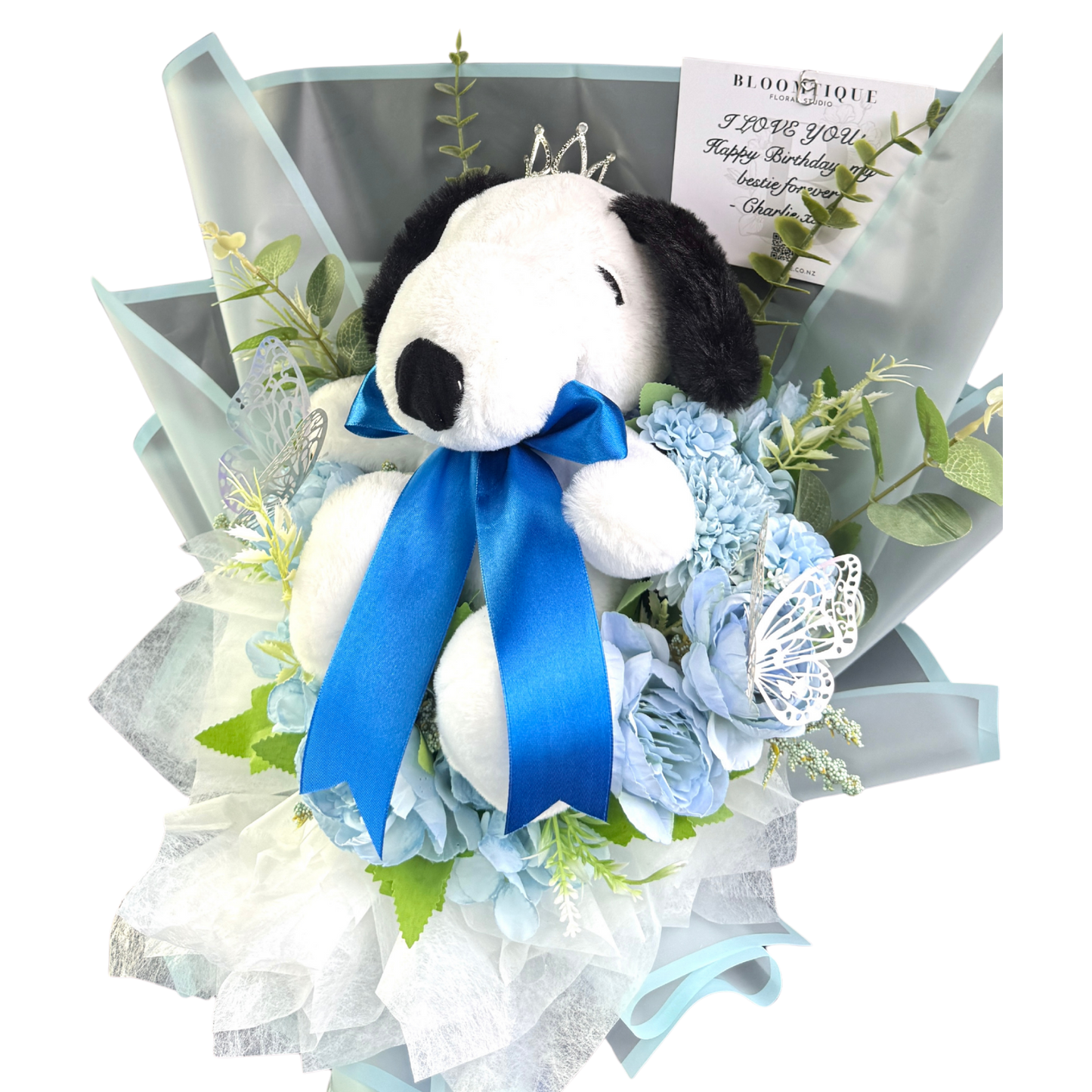 Flat Lay Plushie Bouquet