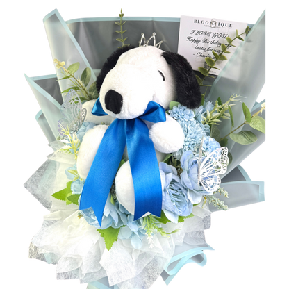 Flat Lay Plushie Bouquet