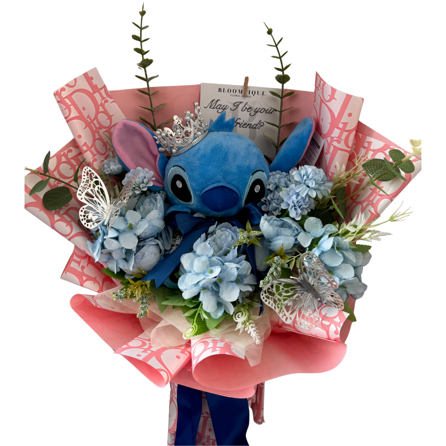 Flat Lay Plushie Bouquet
