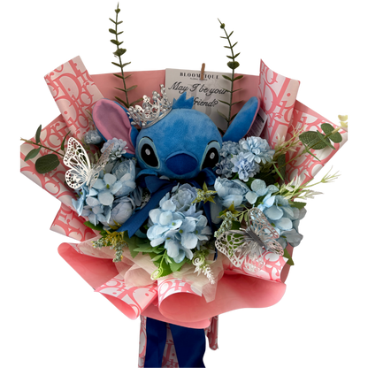 Flat Lay Plushie Bouquet