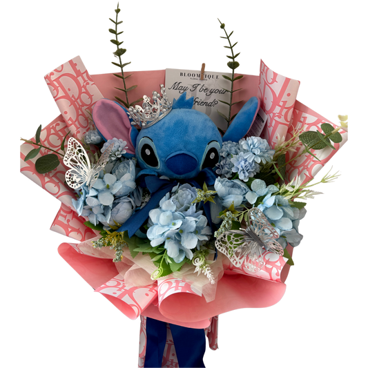 Flat Lay Plushie Bouquet