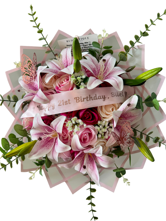Lily & Rose Bouquet (24 Ct)